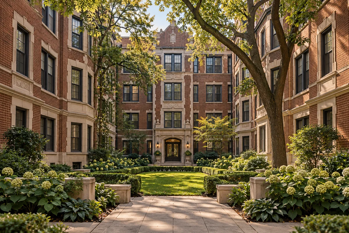 Multifamily architectural illustration